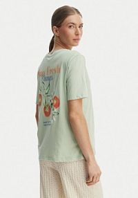 T-shirt ONLY zielony damski Lucy 15367829  Regular Fit