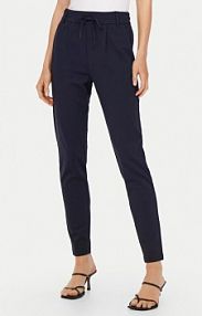 Spodnie eleganckie ONLY granatowe damskie Materiałowe Poptrash 15115847  Regular Fit