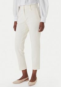 Chinosy JOOP! kremowe Petunia 30102026 Écru Slim Fit