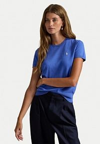 T-shirt Polo Ralph Lauren niebieski damski 211971872500  Slim Fit