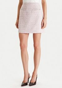 Spódnica mini Guess różowa W6RD56 WJ632  Regular Fit