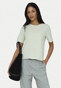 T-shirt ONLY zielony damski 15270390  Regular Fit