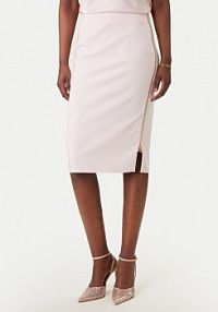 Spódnica ołówkowa Rinascimento różowa CFC0127985003  Slim Fit
