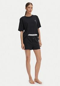 Piżama Polo Ralph Lauren czarna damska 4P8029  Regular Fit