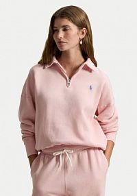 Bluza przez głowę Polo Ralph Lauren różowa 211B18685008  Relaxed Fit