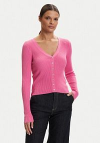 Kardigan ONLY różowy Mist 15363392  Slim Fit