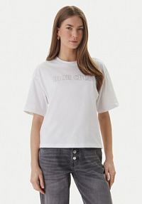T-shirt ONLY biały damski Rhine 15368901  Boxy Fit