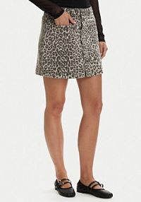 Spódnica jeansowa ONLY beżowa Amazing 15371282  Regular Fit