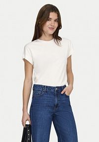 T-shirt ONLY biały damski Erica 15308926  Oversize
