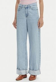 Jeansy ONLY niebieskie damskie Hope 15343018  Wide Leg