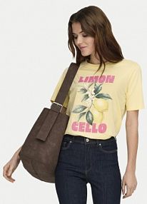T-shirt ONLY żółty damski Lucy 15367829 Żółty Regular Fit