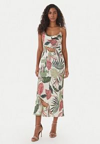 Sukienka koktajlowa Guess kolorowa W6GK94 W2266  Regular Fit