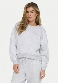 Bluza przez głowę ONLY szara Best 15338727  Regular Fit