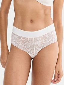 Bokserki Triumph kremowe damskie Illusion 10219748 Écru