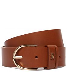 Pasek Tommy Hilfiger brązowy damski Damski Essential Effortless 3.5 AW0AW17757