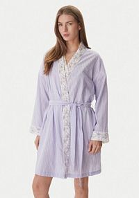 Szlafrok LAUREN RALPH LAUREN fioletowy damski ILN42497
