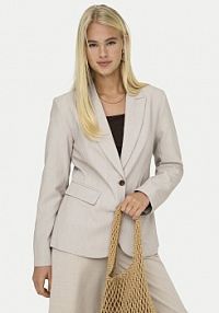 Żakiet ONLY beżowy Marynarka Raven 15338389  Slim Fit