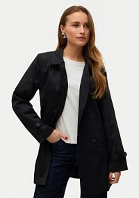Trencz Vero Moda czarny Chelsea 10329343  Regular Fit