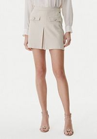 Spódnica mini Guess beżowa W6RD57 KCMU2  Classic Fit