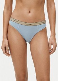 Stringi Calvin Klein Underwear niebieskie LV00QF8771