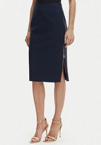 Spódnica ołówkowa Rinascimento granatowa CFC0127985003  Slim Fit