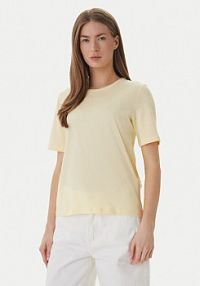T-shirt ONLY żółty damski 15270390 Żółty Regular Fit