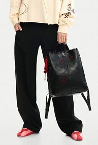 Plecak Desigual czarny damski 26SAKP43