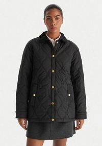 Kurtka przejściowa Hunter czarna damska Witton HARW0004252  Regular Fit