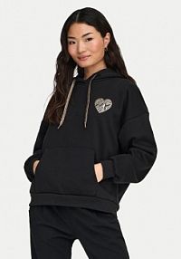 Bluza przez głowę ONLY czarna Daze 15347802  Regular Fit