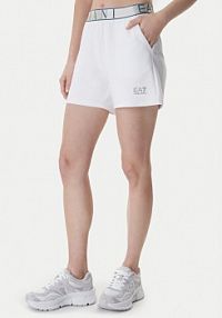 Szorty sportowe EA7 Emporio Armani białe 7W001153 AF12501  Regular Fit