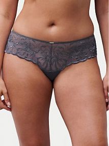 Bokserki Chantelle szare damskie Fleurs C12MB0