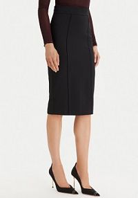 Spódnica ołówkowa Elisabetta Franchi czarna GO-159-61E2-110  Slim Fit