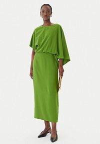 Sukienka wieczorowa LOLA CASADEMUNT zielona MS2616028  Regular Fit