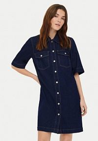 Sukienka jeansowa ONLY granatowa Belle 15324384  Regular Fit