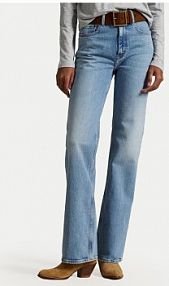 Jeansy Polo Ralph Lauren niebieskie damskie 211970178001  Regular Fit