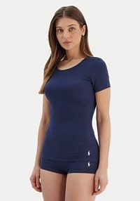 Piżama Polo Ralph Lauren granatowa damska 4P0719  Regular Fit