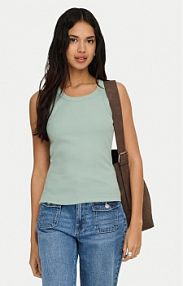 Top ONLY zielony damski Val 2-Way 15371705  Slim Fit