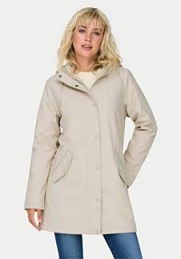 Kurtka przeciwdeszczowa ONLY beżowa Sally 15206116  Regular Fit