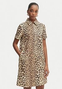Sukienka codzienna LOLA CASADEMUNT brązowa LS2616134  Loose Fit