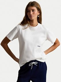 T-shirt Polo Ralph Lauren biały damski 211A96263004  Regular Fit