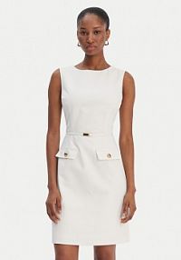 Sukienka koktajlowa Marciano Guess biała 6RGK17 7311A  Regular Fit
