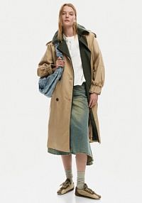 Trencz Desigual brązowy Chaq Polo 26SWEW12  Regular Fit