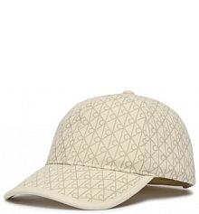 Czapka z daszkiem Calvin Klein kremowa damska LV04F5036G Écru