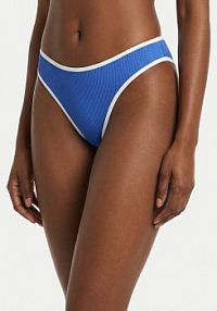 Strój kąpielowy Seafolly niebieski Dół od bikini Beach Bound 40753-072