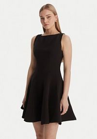 Sukienka koktajlowa Guess czarna W6RK57 WJ792  Regular Fit