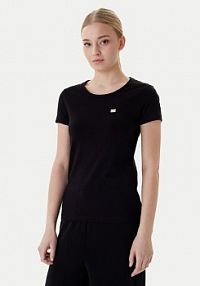 T-shirt EA7 Emporio Armani czarny damski 7W001045 AF10373 UC001  Slim Fit