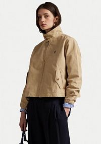 Kurtka przejściowa Polo Ralph Lauren beżowa damska 211936442003  Straight Fit