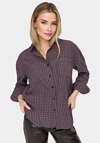 Koszula ONLY fioletowa damska Fenna 15375372  Oversize