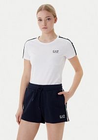 T-shirt EA7 Emporio Armani biały damski 7W001220 AF12503 U0002  Regular Fit