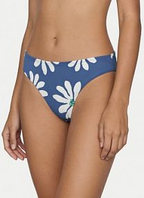 Strój kąpielowy Roxy niebieski Dół od bikini Printed Essentials ERJX405188